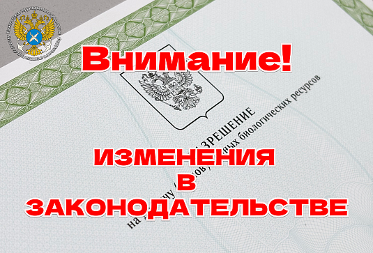 С 1 сентября 2026 года меняются правила оформления права на вылов водных биоресурсов