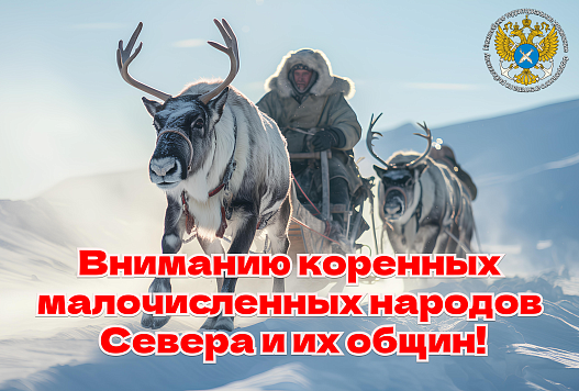 Вниманию коренных малочисленных народов Севера и их общин!