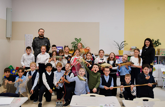 Сотрудники Нижнеобского ТУ Росрыболовства провели увлекательные уроки рыбоохраны для учеников 1 и 3 классов МАОУ СОШ №95! 