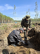 Рыбоохрана Свердловской области приняла участие в международной акции «Сад памяти»